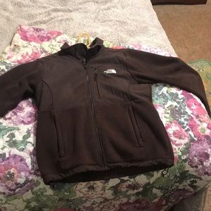 Brown north face jacket
